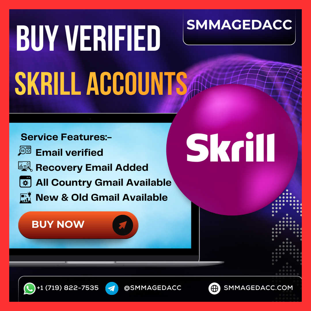 Get Verified Skrill Accounts